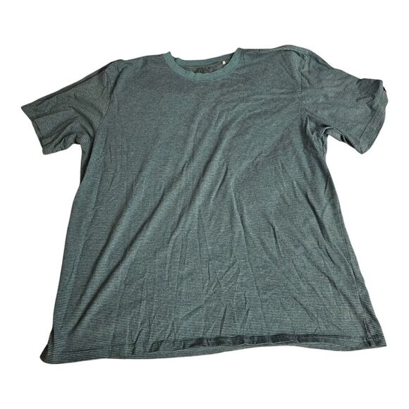 Prana Men's Shirt Teal Striped Tee Size XXL - Picture 1 of 3